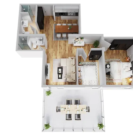 Апартаменти Smart Haus Diamant 701